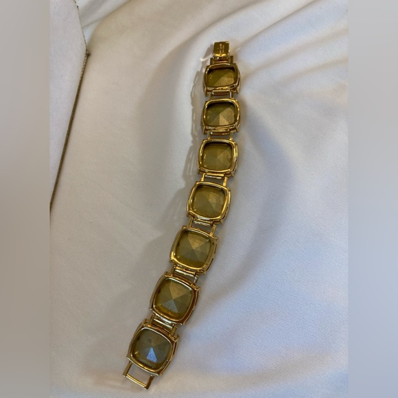 Kate Spade Large Brilliant Square Crystals Bling Bracelet - Picture 7 of 13